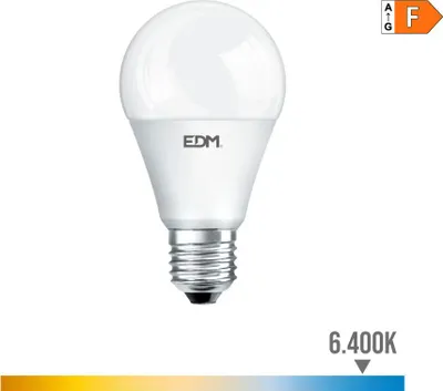 Image de Ampoule Led E27 7w Froide Lumière Froide 6400k, économie D'énergie - Edm