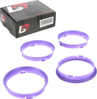 Produktbild von 4x Zentrierringe Alufelgen Ø 72,6 mm - Ø 74,1 mm für SAAB OPEL VOLVO VAUXHALL