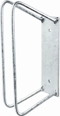 Immagine prodotto di Alberts 692506 Supporto per bicicletta singolo, disponibile a scelta in due versioni, per montaggio a parete, zincato a caldo, supporto con angolo di 45°