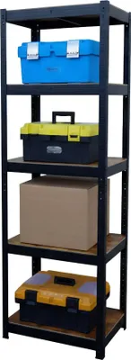 Obrázek produktu pro Ocelová police pro vysoké zatížení 180x60x30 cm, nastavitelné police