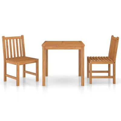Immagine prodotto di vidaXL Set da pranzo da giardino in teak massiccio a 3 pezzi