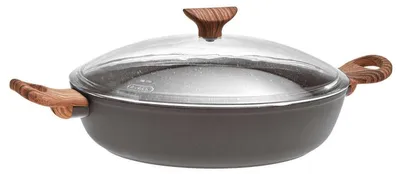 Immagine prodotto di Sambonet Rock'N'Rose Aluminium schwarz Pfanne 2Griffe 28 mD S0163-S00565-S2046 51035-78