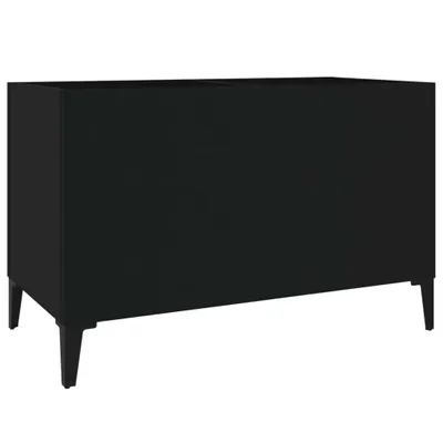 Produktbild von vidaXL Plattenschrank Schwarz 74,5x38x48 cm Holzwerkstoff