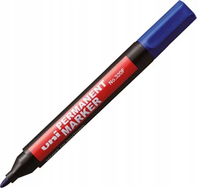 Produktbild von Permanentmarker Rundspitze Blau Uni-320F