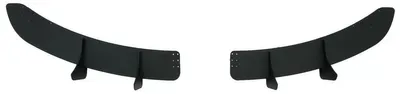 Produktbild von Heckstoßstangen-Verlängerungssplitter für Diffusor für VW Golf 6 R20 2008-2013 Schwarz.