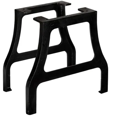 Image de Pied de table basse 2 pcs Cadre en A Fonte
