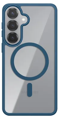 Productafbeelding van Zanaé, MagSafe hoesje voor Galaxy S25 / S24 met flexibele rand en camera bescherming, nachtblauw