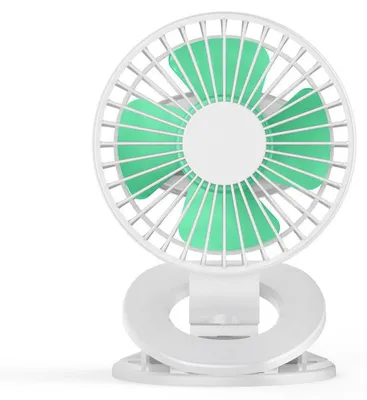 Produktbild von Kinderwagenventilator, batteriebetriebener Clip-Ventilator mit 3 Geschwindigkeitsstufen, ideal für Babyschale, Autositz, Reisen und Camping, Rosa
