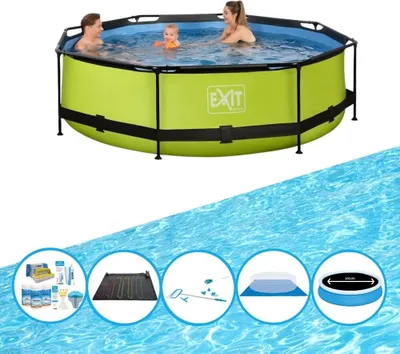 Zdjęcie produktu dla EXIT Basen Lime - Basen stelażowy ø300x76cm - Pakiet