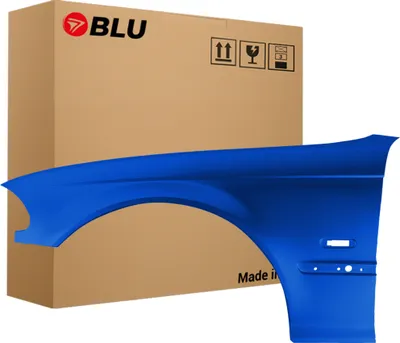 Immagine prodotto di BLU Parafango compatibile con BMW 3 E46 Sedan/Kombi/Berlina/Station Wagon/Touring 364 Sinistra Blau TopazBlau TopazBlau Metallisch Blau | 1998-2001 | Anteriore | Verniciato | Pronto per il montaggio | Acciaio
