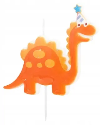 Produktbild von PartyPal Dinosaurier Geburtstagskerze für Kinderparty