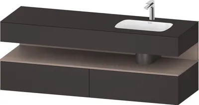 Produktbild von DURAVIT QA4796043800000 QTG EWT KWTU 1600 Wß Hgl. Be