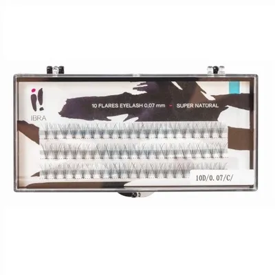 Produktbild von IBRA Wimpern SUPER NATURAL 0,07-C-12 mm, 1 Packung