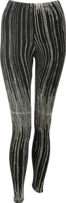 Produktbild von Leggings - Batik - Rain - schwarz - braun-beige - S/M