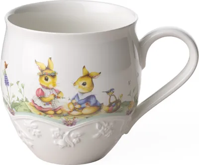 Produktbild von Villeroy & Boch Spring Fantasy Becher mit Henkel Blumenwiese 0,53l