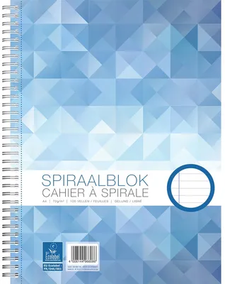 Obrázok produktu pre Pracovný blok A4 s linkovanými stránkami, 100 listov, 70 g