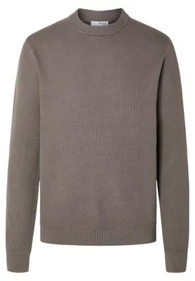 Obrázek produktu pro SELECTED HOMME Pánská svetr s žakárovým vzorem, kulatý výstřih, model NOOS