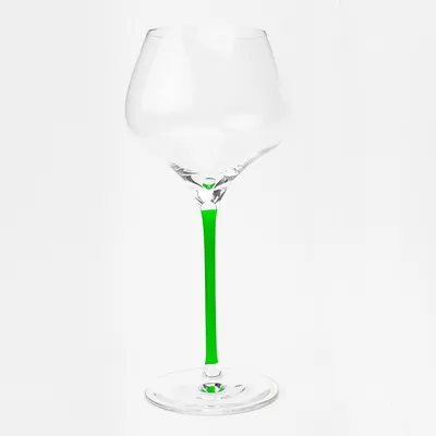 Image de 6 Verres "Grand Sommelier d'Alsace" avec jambe verte
