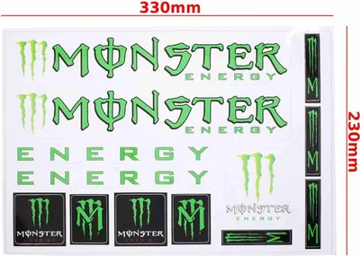 Obrázok produktu pre Monster Nálepka Zelená