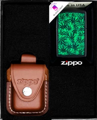 Obrázek produktu pro Sada zapalovačů ZIPPO CANNABIS DESIGN 2 dárek No2