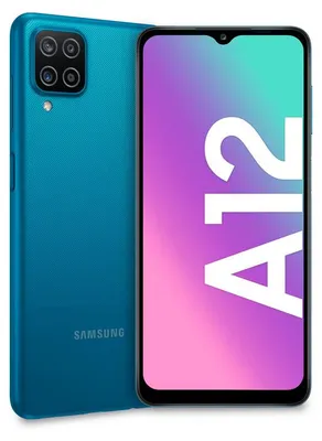 Productafbeelding van Samsung Galaxy A12 SM-A127FZBVEUE, 16,5 cm (6,5 inch), 720 x 1600 pixels, 4 GB, 64 GB, 48 MP, blauw