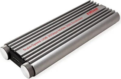 Produktbild von ROLINE Externes SSD-Gehäuse, M.2, NVMe zu USB 3.2 Gen 2x2 Typ C