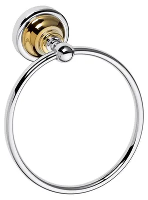 Produktbild von Handtuchhalter rund Bemeta Retro Gold/Chrom