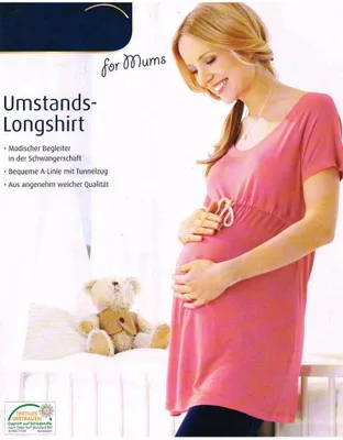 Produktbild von Esmara Umstands-Longshirt 71178 Pink S 36/38