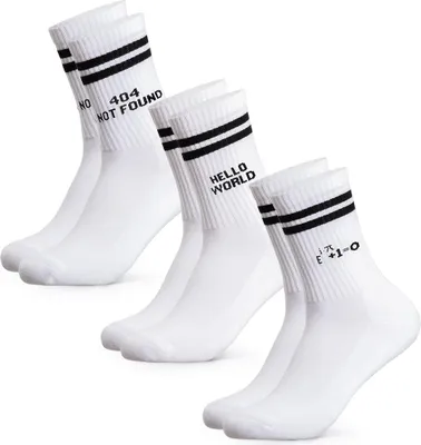 Produktbild von Occulto Herren Statement Tennis Socken 3er Pack (Modell: William) Maths 39-42