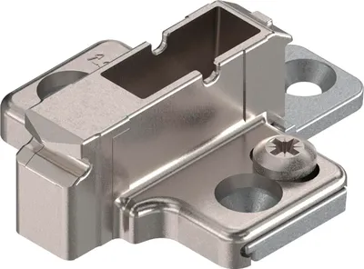 Immagine prodotto di BLUM CLIP piastra di montaggio a croce, zinco, viti, distanza 9 mm