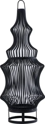Produktbild von PTMD – Laternengarn – Schwarz – 23 x 23 x 60 cm
