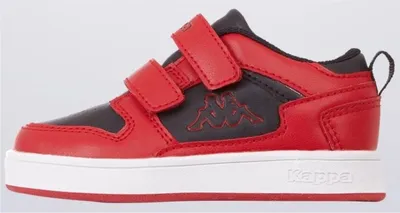 Produktbild von KAPPA Jungen-Sneaker-Kletter Rot-Schwarz, Farbe:rot, EU Größe:27