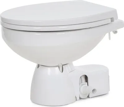 Produktbild von Jabsco 24V Toilette mit leiser Spülung E2 mit Pumpe und Standard-Toilettenschüssel | 38245-4194