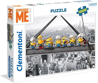 Immagine prodotto di Clementoni 39370 Minions New York Pausa Pranzo Puzzle da 1000 pezzi