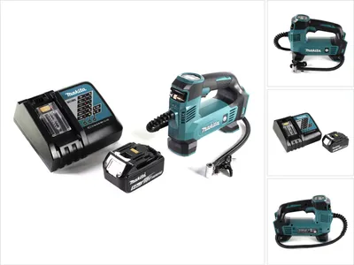 Zdjęcie produktu dla Kompresor akumulatorowy Makita DMP 180 RT1 18 V 8,3 bar + 1x akumulator 5,0 Ah + ładowarka