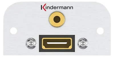 Zdjęcie produktu dla Kindermann Konnect 54 aluminium - Modułowa płyta czołowa zatrzaskowa