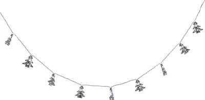 Produktbild von Näve Leuchten Weihnachtslichterkette Weihnachtslichterkette Weihnachtslichterkette - 130 cm lang, aus Metall und Kunststoff, silberfarben, 0 LED – Batteriebetrieb – Schiebeschalter