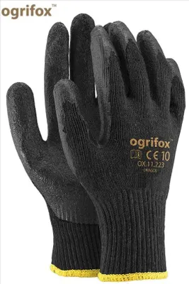 Obrázok produktu pre Bavlnené pracovné rukavice, latex, univerzálna veľkosť