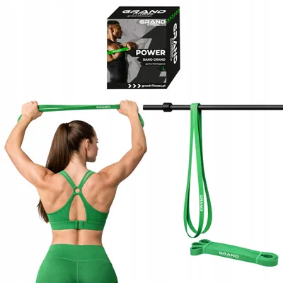 Produktbild von Grand Fitness SF337 Trainingsband Grün Kraftband