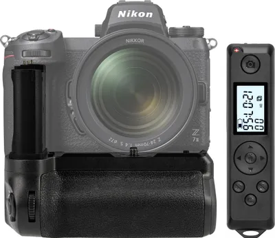 Produktbild von Batteriegriff für Nikon Z7 II & Z6 II inkl. Timer Fernauslöser ersetzt MB-N11 Kamera Hochformat Handgriff