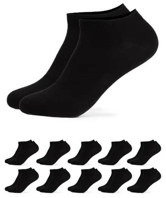 Produktbild von Occulto Damen & Herren 100% Baumwolle Sneaker Socken 10er Pack (Modell: Manu)