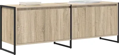 Zdjęcie produktu dla vidaXL Szafka pod TV Sonoma 140 x 36 x 49,5 cm materiał drewnopochodny
