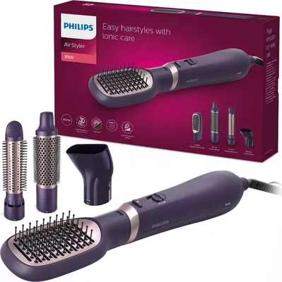 Produktbild von Philips | 2-in-1 Lockenstab BHA313/00 - 800 W - Violett - Ionentechnologie - Vielseitig & Ergonomisch - Locken mit Lockenstab