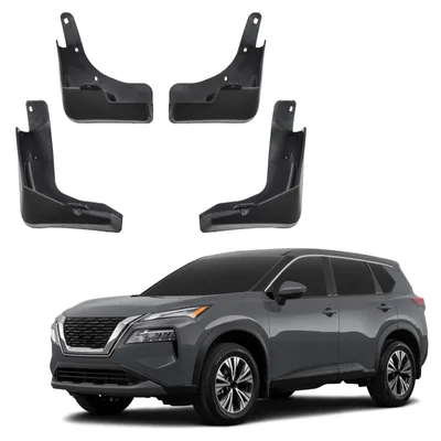 Image de Bavettes Garde-Boue Jeu De 4 Pcs Pour Nissan X-Trail T32 2014-2021 4pcs, Lavable, Facile é Assembler, Durable, 2 Avant + 2 Arriére