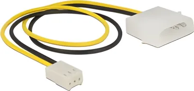 Zdjęcie produktu dla DELOCK Stromkabel Molex 2pin -> 3pin St/Bu 0,30m