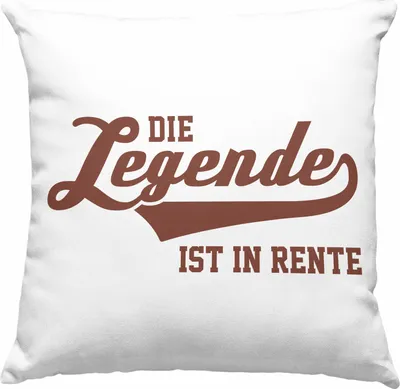 Produktbild von Trendation - -  Renter Deko-Kissen mit Füllung 40x40 Ruhestand Geschenk Rente Mann Frau Lustig Renteneintritt Abschiedsgeschenk Rentnerin Sprüche  (Blau)