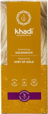 Produktbild von Khadi KD80, Blond, Color Golden Hint, Frauen, Cassia Auriculata Leaf Powder*, Indigo Tinctoria Leaf Powder*, Lawsonia Inermis Leaf Powder..., 1 Stück(e)