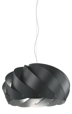 Zdjęcie produktu dla Czarne chromowane metalowe zawieszenie Cm. 42 x 26 h