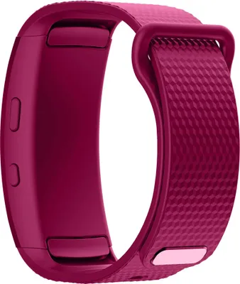 Produktbild von Sport Armband LARGE für Samsung Gear Fit 2 / Pro Band Armband Silikon LILA kompatibel mit SM-R360 / Fit 2 Pro SM-R365 Ersatz