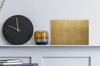 Produktbild von MuchoWow® - Leinwandbilder - Gold - Luxus - Abstrakt, Wandbild, Wanddeko Bilder Wohnzimmer, 30x20 cm